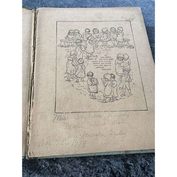 Antique Book Rhymes And Pictures From Mother Goose 1900’s Hurst & Company - Picture 5 of 14